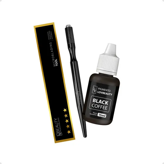Pigmento 15ml Black Coffee + Caneta