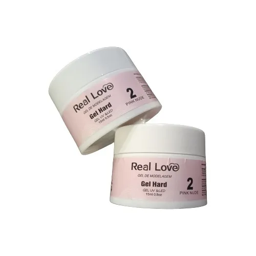 Gel De Unhas P/ Modelagem Linha Hard Uv/led 15ml - Real Love