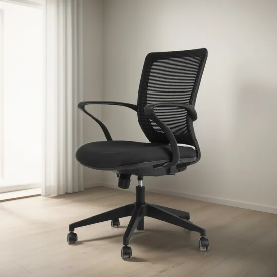 Turin Basic Negro Silla Operativa Ergonomica Novec