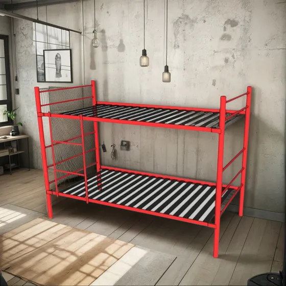 Camarote Marian 1.5 Plazas Metalico Resistente Fierro/madera