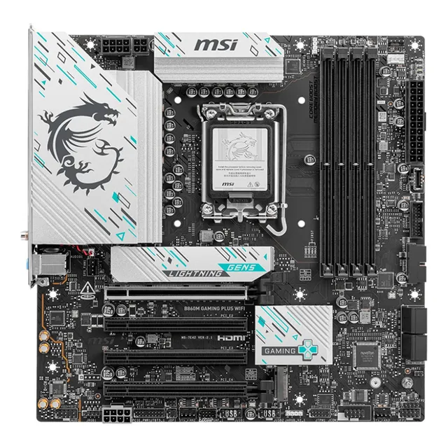 Tarjeta Madre Msi B860m Gaming Plus Wifi Lga1851 Pcie 5.0