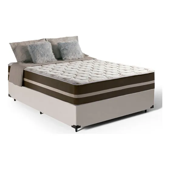 Cama Box Com Colchão Mola Ensacada Classic Viúva