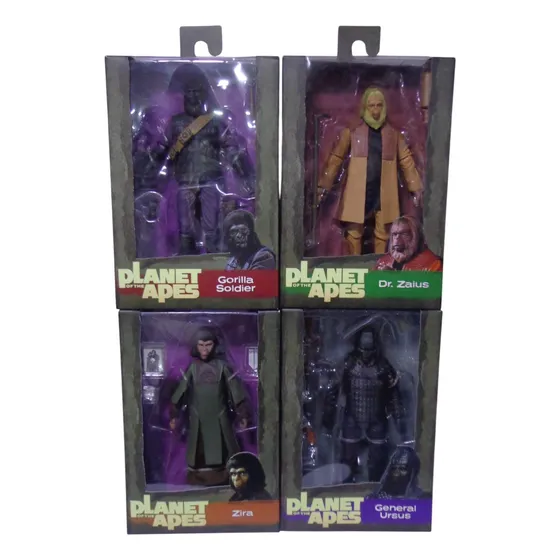 Zira Ursus Gorilla Y Dr Zaius Planeta De Los Simios Neca