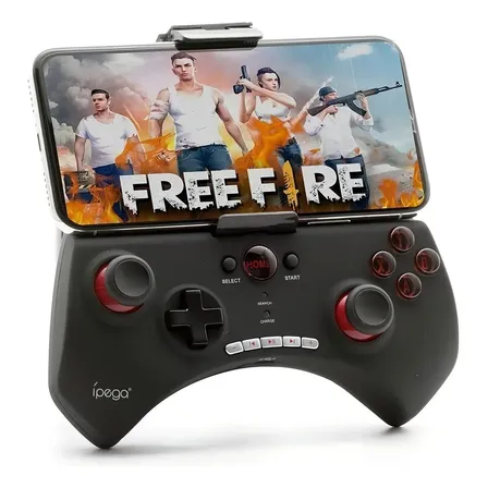 Controle Bluetooth Sem Fio Ipega Pg-9025 Compatível Android Ios Windows Preto