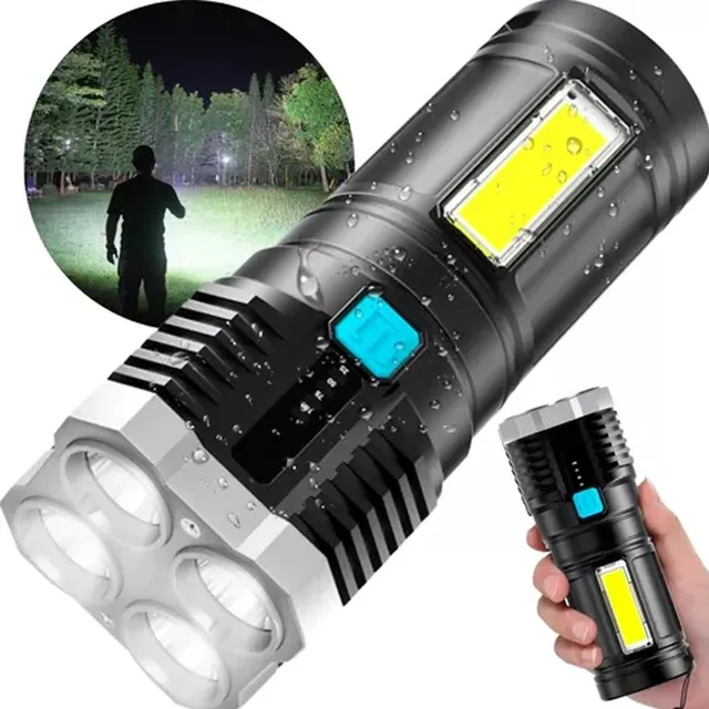 Linterna Led Recargable Anti Agua Nueva Calidad