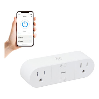 Westinghouse Adaptador De Pared Inteligente Wifi 2 Contactos Color Blanco Westinghouse Adaptador De Pared Inteligente Wifi 2 Contactos Color Blanco