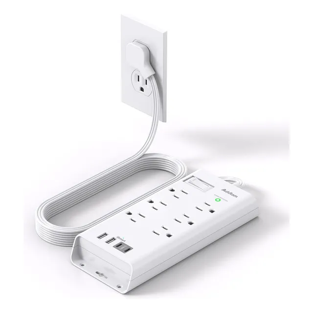 Multitoma Inteligente Enchufe Plano Usb Tipo C