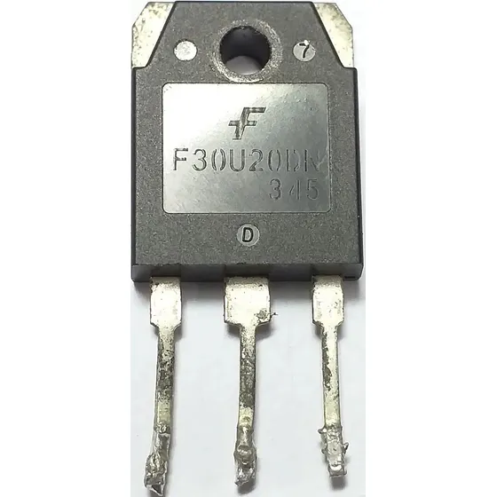 2pcs Diodo Duplo F30u20dn 30u20 30a/200v Original Usado