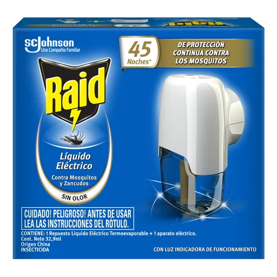 Raid Aparato + Liquido - 45 Noches