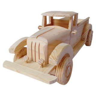 Camioneta De Madera Antiguo Pick Up Carcachita Juguete Camioneta De Madera Antiguo Pick Up Carcachita Juguete