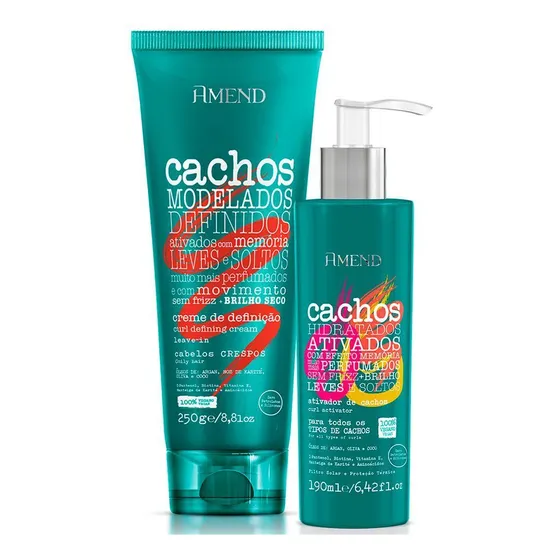 Amend - Cachos Ativador De Cachos + Leave-in Crespos 250g