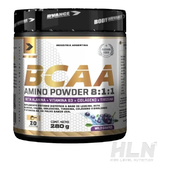 Bcaa Amino Powder 8.1.1 Body Advance Sabor Uva