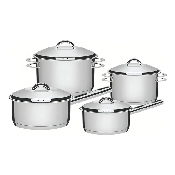 Jogo De Panelas 4pçs Solar Aço Inox Tramontina