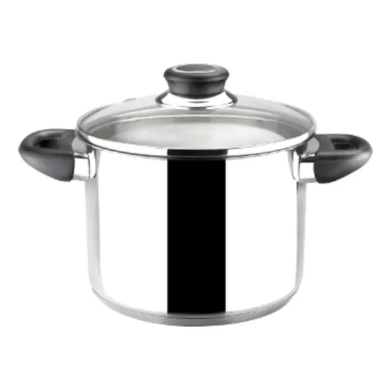 Olla Royal 16cm Acero Inoxidable Apta Inducción Rey Ofertas Color Plateado