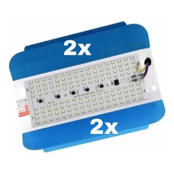 Reflector Led 150w Ultra Liviano Yodo Lámpara Bombillo 2pack
