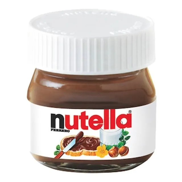 Nutella Mini Frasco Personal Lunch Vidrio 25grs. Importado