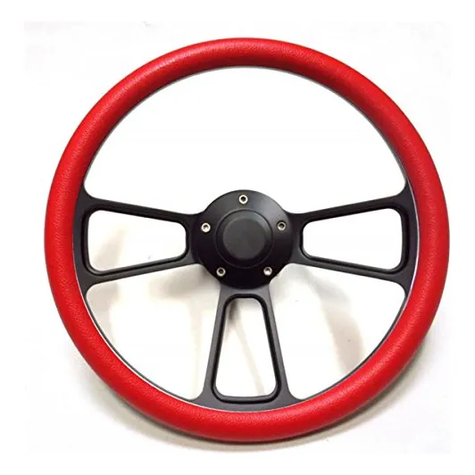 Hot Rod Rata Calle Camion Rojo Pbk Negro Billet Volante