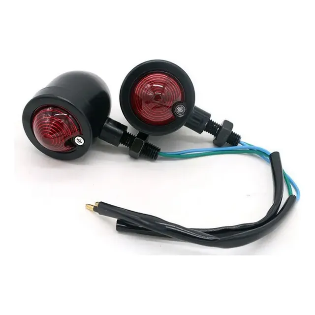 Luces De Cruce Moto, Tipo Bullet, Cafe Racer Chopper Bobber