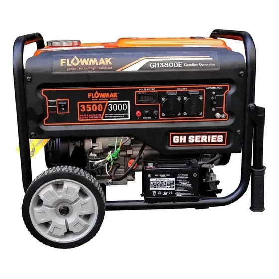 Generador 3.3kva 220v Gasolina Gh3800e Flowmak