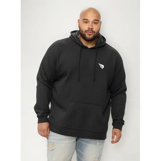 Casaco Moletom Plus Size Blusa Frio Canguru Felpado Capuz