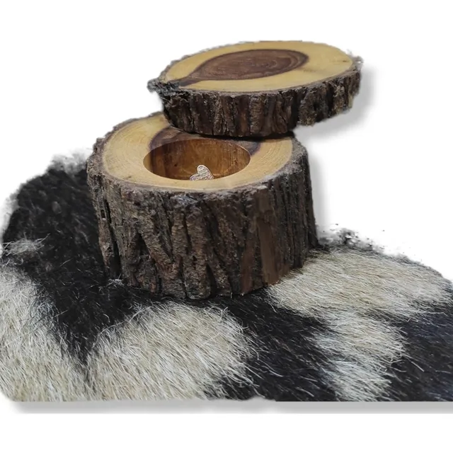 Cofre Porta Anillo De Madera