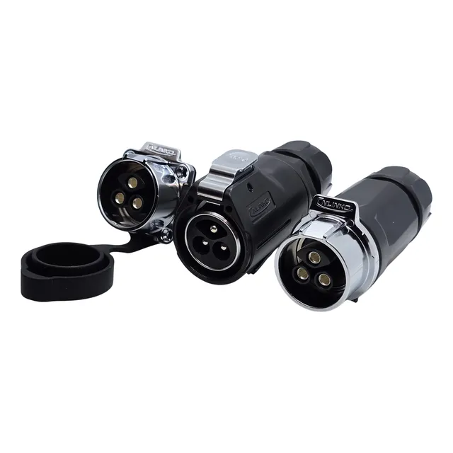 Conector Eléctrico Heavy Duty 50amp Cnlinko Lp28 De 3 Polos