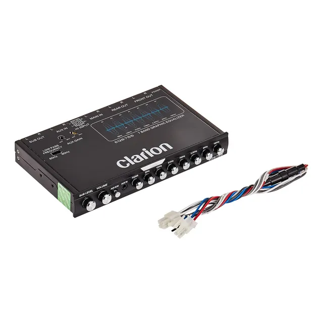 Equalizador Gráfico De Áudio Automotivo Clarion Eqs755