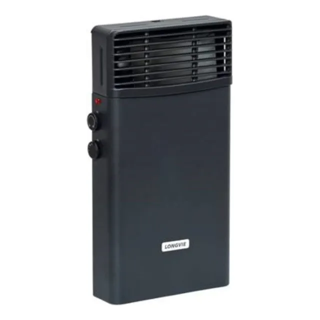 Calefactor longvie Eléctrico De 2.000 W Turbo Aluminum Ee2k Color Grafito