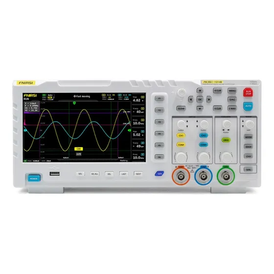Osciloscopio Multifunción Fnirsi 1014d 100mhz* 2 Banda 1gsas
