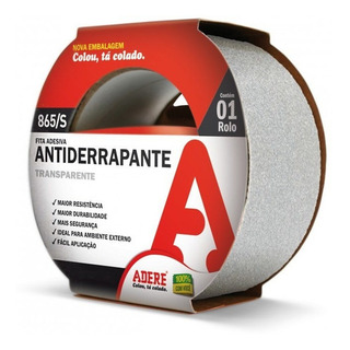 Fita Antiderrapante 50mm X 20m Transparente 865 Adere Fita Antiderrapante 50mm X 20m Transparente 865 Adere