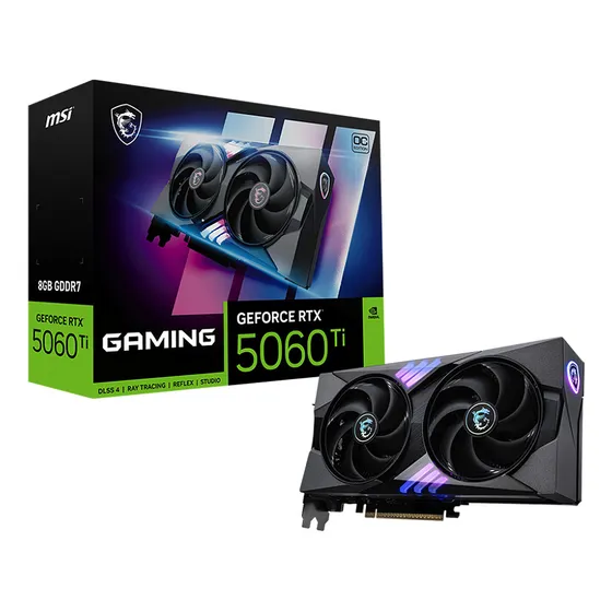 Mercado Livre Placa De Vídeo Msi Geforce Rtx 5060 Ti Gaming Oc 8g Gddr7 image