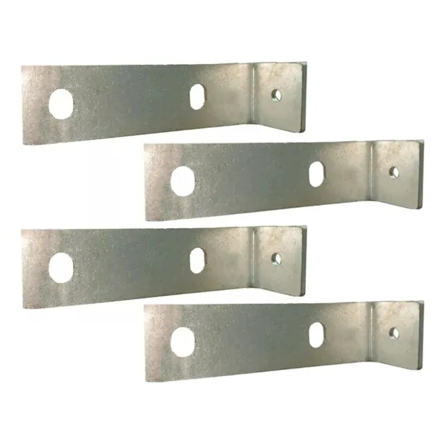 Suporte Cantoneira Em L Para Móveis Galvanizada 4 Peças