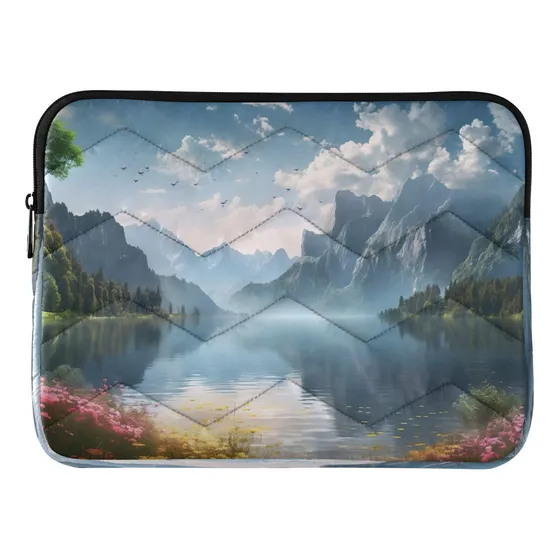 Funda Para Portatil Vista Al Lago 13,3  Bolsa Ligera Tableta