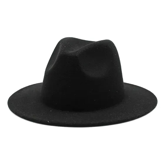 Sombrero Elegante Moda Tendencia Fedora Unisex Unicolor