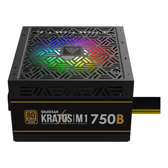 Fuente De Alimentación Gamdias Rgb Gaming 750w 80 Pc...