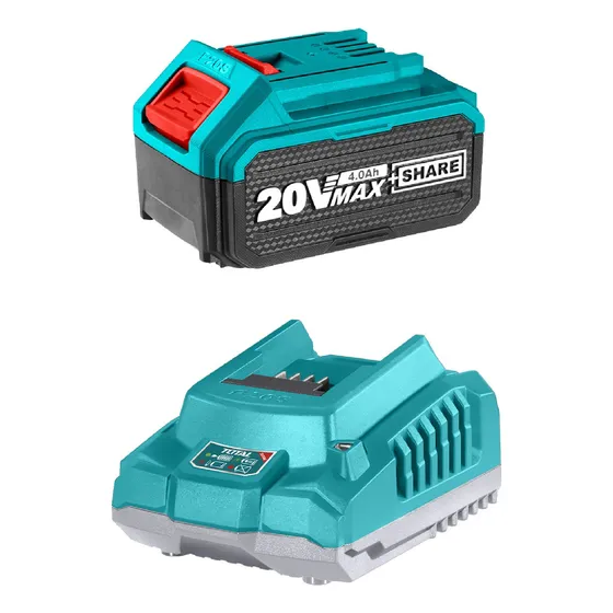 Pack Batería 4ah 20v + Cargador Inteligente Total