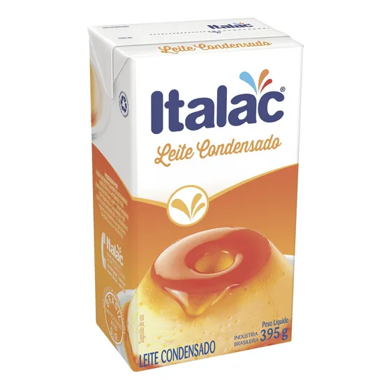Leite Condensado Semidesnatado Italac Caixa 395g