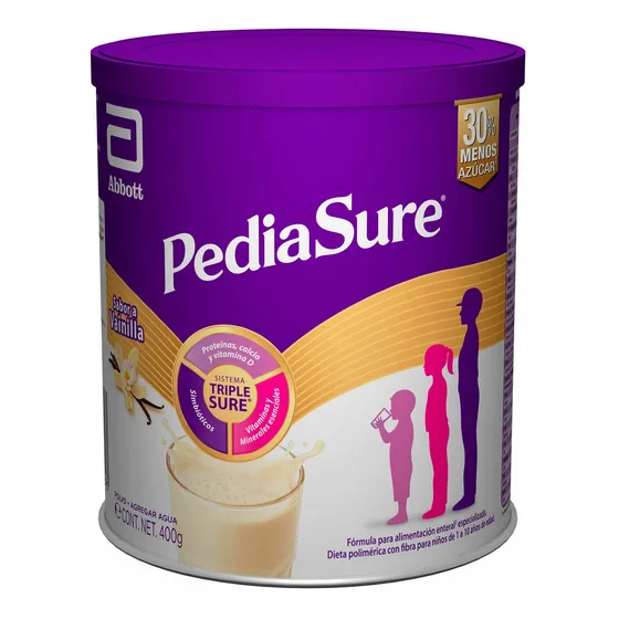 Pediasure Lata en polvo sabor vainilla x 400g