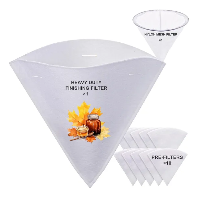 Kit De Filtros Reutilizables Para Jarabe De Maple Y 10 Prefi