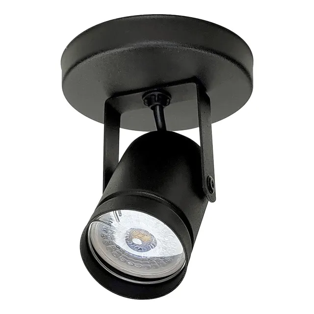 Aplique Pared Techo Lampara Spot Cabezal + Dicro Led Rgb
