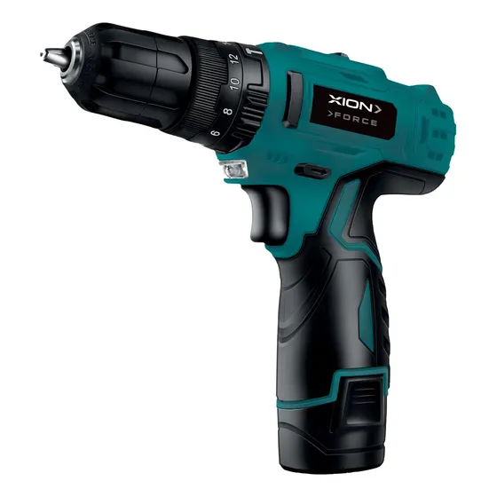 Taladro Percutor Xion Inalambrico 12v Xi-tool19-cu Negro