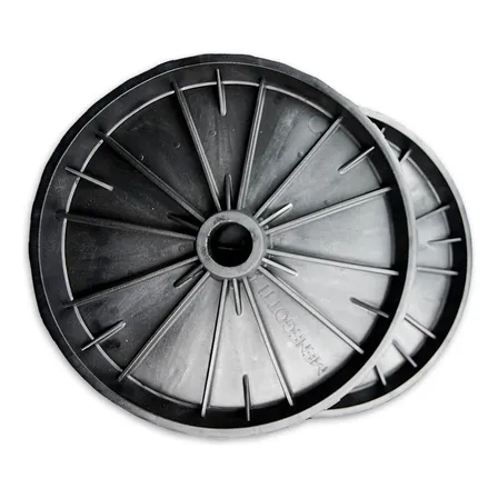 2 Rodas De Plástico Para Betoneira Menegotti  250/400l Prime