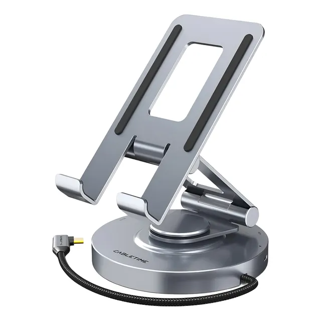 Dock Station 8 Em 1 Hub Usb C Suporte Para Tablet Cabletime