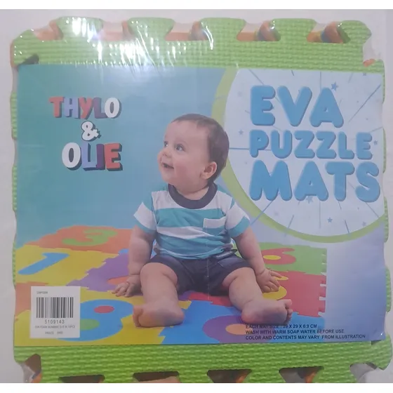Alfombra De Bebé Puzzle
