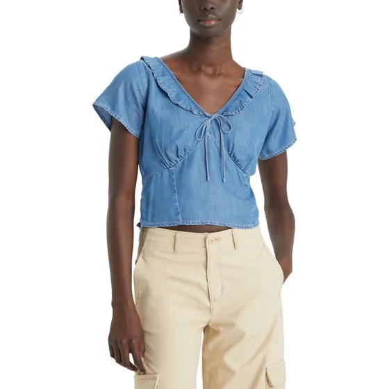 Blusa Mujer Mylene Azul Levis A7623-0003