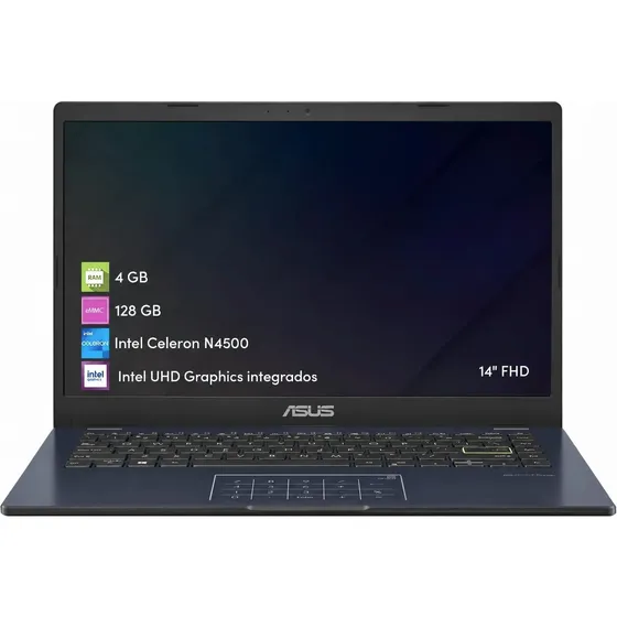 Notebook Asus L410 Celeron 4gb 128gb 14 Fhd Windows 11