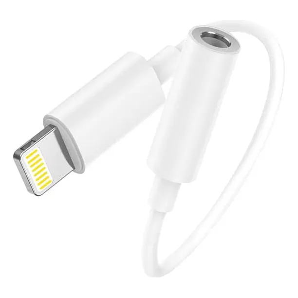 Adaptador De Audífonos Compatible iPhone A Jack 3.5 Mm 