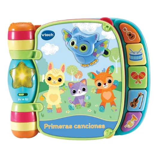 Libro Primeras Canciones Interactivo Luz Y Sonido Vtech