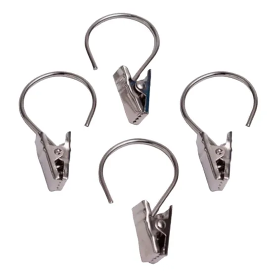 Argollas Con Gancho Tipo Cocodrilo X 10 Unidades Art 4109