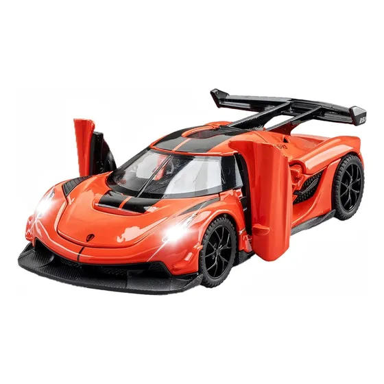 Coche De Juguete Koenigsegg Jesko 1:32 Con Sonido Y Luz